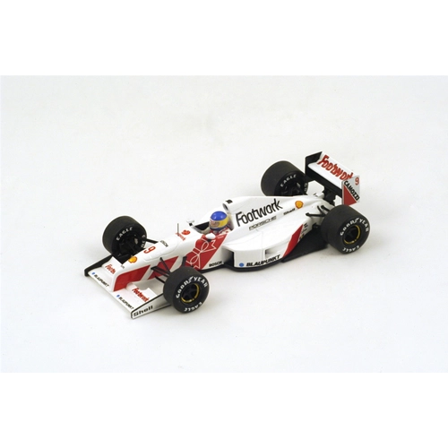 FOOTWORK FA12 M.ALBORETO 1991 N.9 RETIRED MONACO GP 1:43 Spark Model Formula 1 Modellino