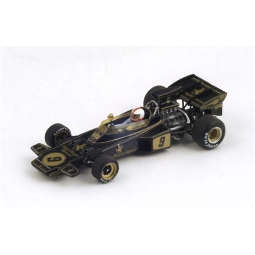 LOTUS 72D D.WALKER 1972 N.9 14th MONACO GP 1:43 Spark Model Formula 1 Modellino