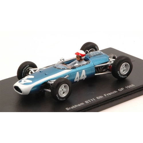 BRABHAM BT11 J.TAYLOR 1966 N.44 6th FRENCH GP 1:43 Spark Model Formula 1 Modellino