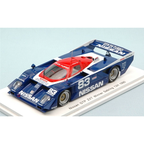 NISSAN GTP ZX-T N.83 WINNER 12 H SEBRING 1990 D.DALY-B.EARL 1:43 Spark Model Auto Competizione Modellino