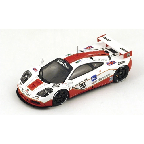 MC LAREN F1 GTR N.30 4th Le Mans 1996 NIELSEN-BSCHER-KOX 1:43 Spark Model Auto Competizione Modellino