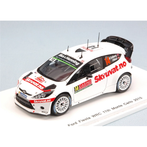 FORD FIESTA WRC N.14 RETIRED MONTE CARLO 2015 B.BOUFFIER-X.PANSERI 1:43 Spark Model Auto Rally Modellino