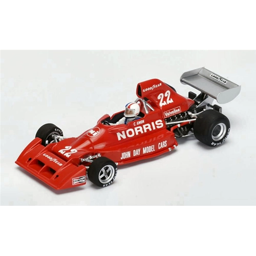 ENSIGN N174 C.AMON 1976 N.22 8th LONG BEACH GP 1:43 Spark Model Formula 1 Modellino