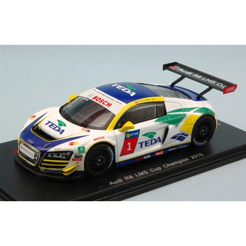 AUDI R8 LMS N.1 CUP CHAMPION 2015 ALEX JOONG 1:43 Spark Model Auto Competizione Modellino