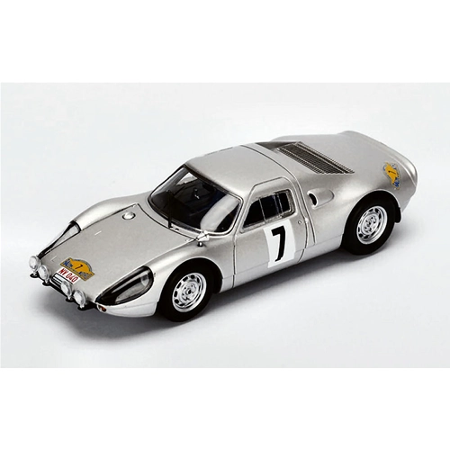 PORSCHE 904 GTS N.7 WINNER RALLYE ROUTES DU NORD 1967 GABAN-PEDRO 1:43 Spark Model Auto Rally Modellino