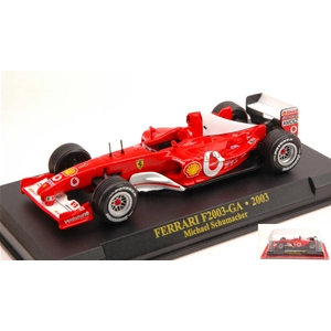 FERRARI F2003 GA M.SCHUMACHER N.1 BLISTER (SENZA CUPOLA) 1:43 Editoria Formula 1 Modellino