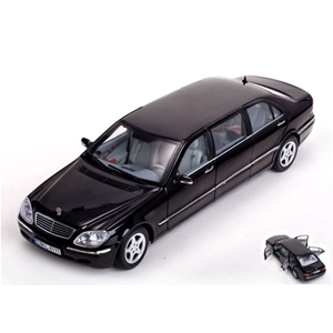 MERCEDES S CLASS PULLMAN 1998 BLACK 1:18 SunStar Auto Stradali Modellino