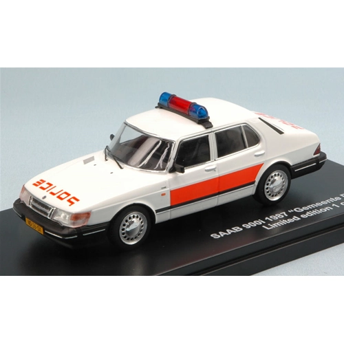 SAAB 900i 1987 "GEMEENTE POLITIE" 1:43 Triple 9 Forze dell'Ordine Modellino