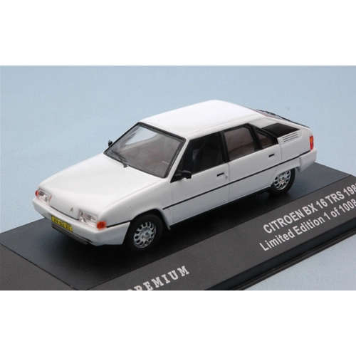 CITROEN BX 16 TRS 1983 WHITE 1:43 Triple 9 Auto Stradali Modellino