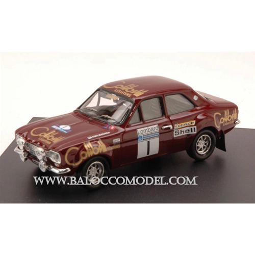 FORD ESCORT RS 1600 N.1 WINNER RAC 1974 MAKINEN-LIDDON 1:43 Trofeu Auto Rally Modellino