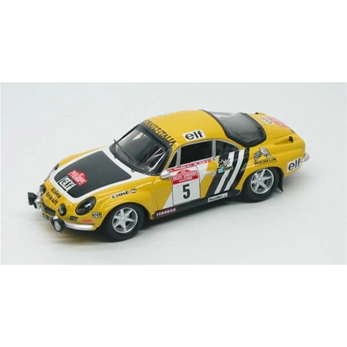 ALPINE A 110 N.5 3rd SAN REMO 1975 THERIER/VIAL 1:43 Trofeu Auto Rally Modellino