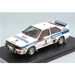 AUDI QUATTRO N.9 7th PORTUGAL 1983 F.WITTMANN/P.DIEKMANN 1:43 Trofeu Auto Rally Modellino