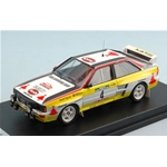 AUDI QUATTRO N.4 6th PORTUGAL 1984 W.ROHRL-C.GEISTDORFER 1:43 Trofeu Auto Rally Modellino