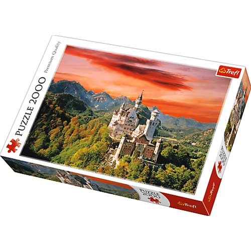 NEUSCHWANSTEIN CASTEL, BAVARIA, GERMANY PUZZLE Pz.2000 Produttori Vari Kit Art.Vari Modellino