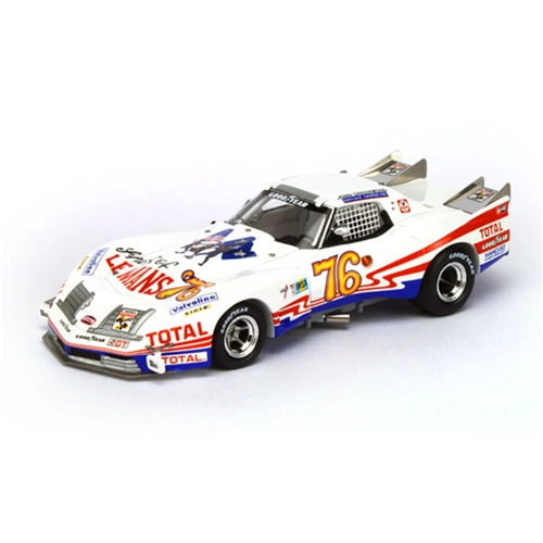 CHEVROLET CORVETTE N.76 RETIRED LM 1976 GREENWOOD-DARNICHE 1:43 True Scale Miniatures Auto Competizione Modellino