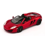 MC LAREN MP4-12C SPIDER 2013 METALLIC RED 1:43 True Scale Miniatures Auto Stradali Modellino