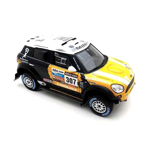 MINI COUNTRYMAN N.305 3rd DAKAR 2013 L.NOVITSKIY-K.ZHILTSOV 1:43 True Scale Miniatures Auto Rally Modellino
