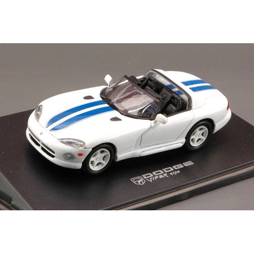 DODGE VIPER 2000 WHITE/BLU 1:43 Universal Hobbies Auto Competizione Modellino