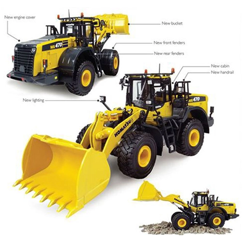 KOMATSU WA 470-8 1:50 Universal Hobbies Mezzi Industriali Modellino