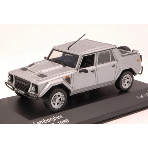 LAMBORGHINI LM 002 1986 SILVER 1:43 Whitebox Auto Stradali Modellino