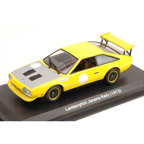 LAMBORGHINI JARAMA RALLY 1973 YELLOW 1:43 Whitebox Auto Stradali Modellino