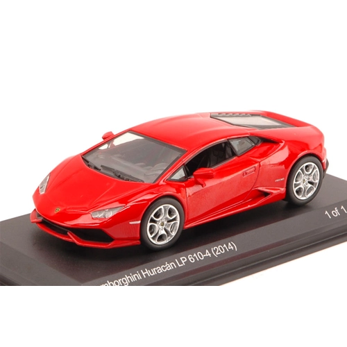 LAMBORGHINI HURACAN LP610-4 2014 RED 1:43 Whitebox Auto Stradali Modellino