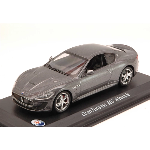 MASERATI GRANTURISMO MC STRADALE 2010 METALLIC DARK GREY 1:43 Whitebox Auto Stradali Modellino