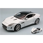 JAGUAR F-TYPE 2015 WHITE 1:24 Welly Auto Stradali Modellino