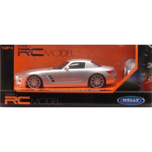 MERCEDES SLS AMG RADIOCOMANDO 1:24 Welly Radiocomando Modellino