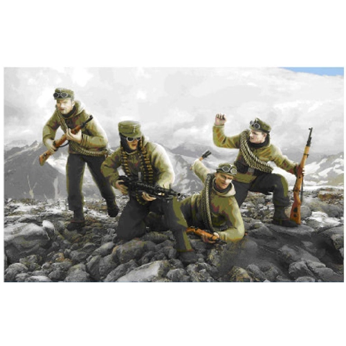 GEIBIRGSJAEGER DIVISION WW II KIT 1:35 Zvezda Kit Figure Militari Modellino