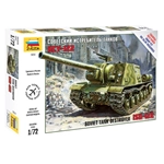 ISU-122 SOVIET TANK DESTROYER KIT 1:72 Zvezda Kit Mezzi Militari Modellino