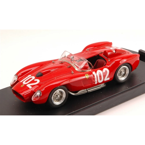 FERRARI 250 TR 58 102 3rd TARGA FLORIO 1958 W.V.TRIPS-HAWTORN 1:43 Bang Auto Competizione Modellino