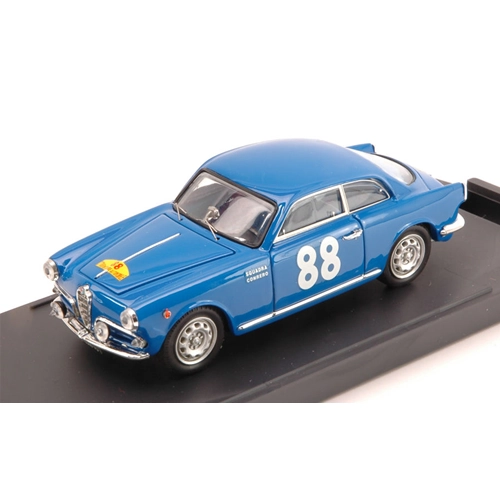 ALFA ROMEO GIULIETTA SPRINT N.88 WINNER T.D.CORSE 1957 CAT.1300 GT 1:43 Bang Auto Competizione Modellino
