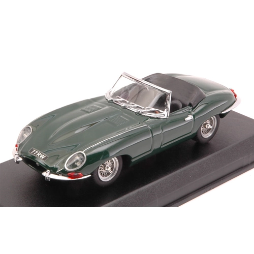 JAGUAR E TYPE SPYDER ENGLISH VERSION 1962 GREEN 1:43 Best Model Auto Stradali Modellino