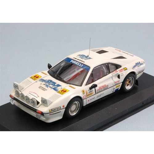 FERRARI 308 GTB N.1 WINNER RALLY VASCO NAVARRO 1984 A.ZANINI-J.AUTET 1:43 Best Model Auto Rally Modellino