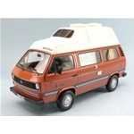 VW T3a WESTFALIA JOKER 1979 BROWN/WHITE HIGH ROOF 1:18 Premium Classixx Auto Stradali Modellino
