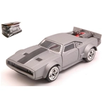 DOM'S ICE CHARGER FAST & FURIOUS MATT METALLIC GREY 1:32 Jada Toys Movie Modellino