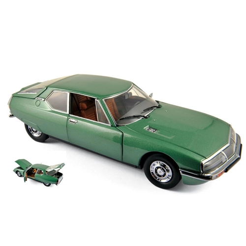 CITROEN SM 1971 GREEN METALLIC 1:18 Norev Auto Stradali Modellino