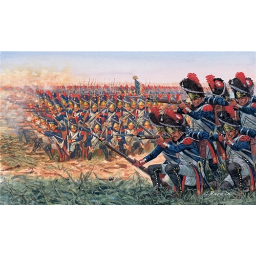 FRENCH GRENADIERS NAPOLEONIC WARS KIT 1:72 Italeri Kit Figure Militari Modellino