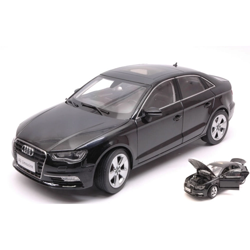 AUDI A3 LIMOUSINE 2012 BLACK 1:18 Paudi Model Auto Stradali Modellino