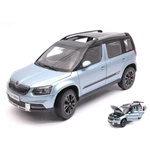SKODA YETI 2013 METALLIC LIGHT BLUE 1:18 Paudi Model Auto Stradali Modellino
