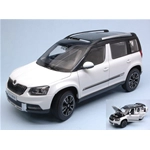 SKODA YETI 2013 WHITE 1:18 Paudi Model Auto Stradali Modellino