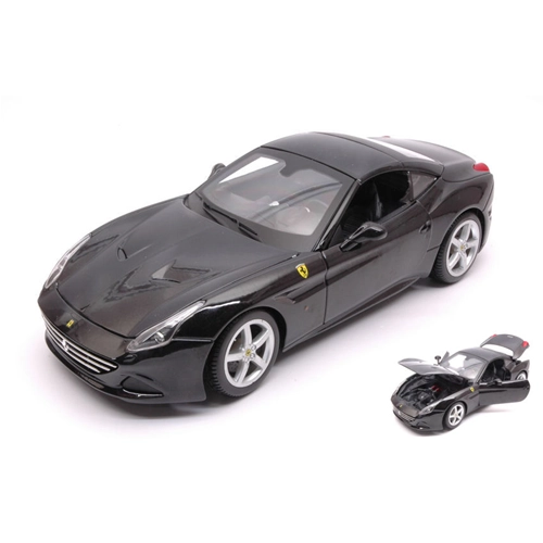 FERRARI CALIFORNIA T CLOSED TOP 2014 BLACK 1:18 Burago Auto Stradali Modellino
