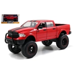 DODGE RAM 2014 1500 OFF ROAD RED 1:24 Jada Toys Tuning Modellino