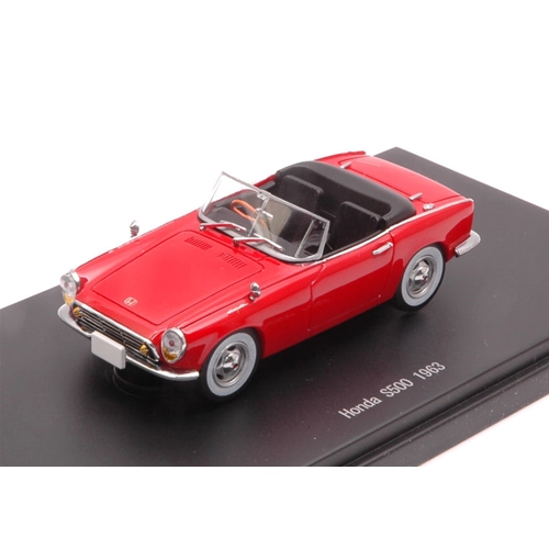 HONDA S500 1963 RED 1:43 Ebbro Auto Stradali Modellino