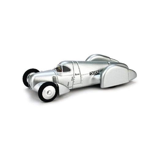 AUTO UNION TIPO B WORLD SPEED RECORD 320,267 Km/h AUTOSTRADA FIRENZE-LUCCA 1935 HANS STUCK 1:43 Brumm Auto Competizione Modellino