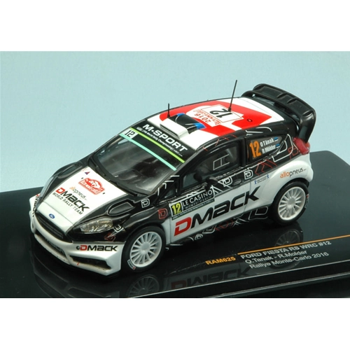 FORD FIESTA RS WRC N.12 7th MONTE CARLO 2016 O.TANAK-R.MOLDER 1:43 Ixo Model Auto Rally Modellino
