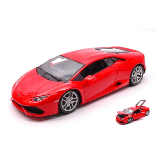 LAMBORGHINI HURACAN LP 610-4 2014 RED 1:18 Burago Auto Stradali Modellino