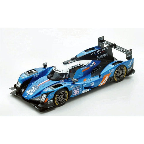ALPINE A460 N.36 WINNER LMP2 LE MANS 2016 MENEZES-LAPIERRE-RICHELMI 1:18 Spark Model Auto Competizione Modellino