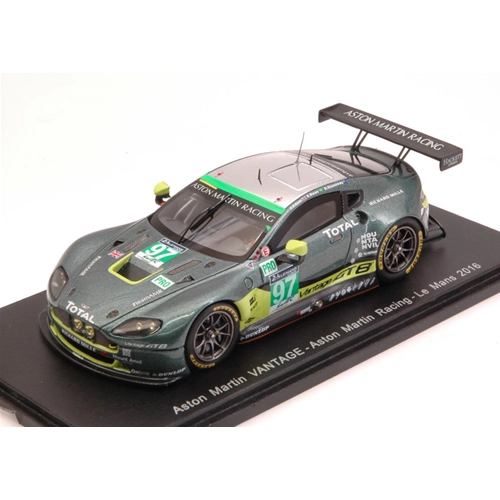ASTON MARTIN V8 N.97 24th LE MANS 2016 R.STANAWAY-F.REES-J.ADAM 1:43 Spark Model Auto Competizione Modellino